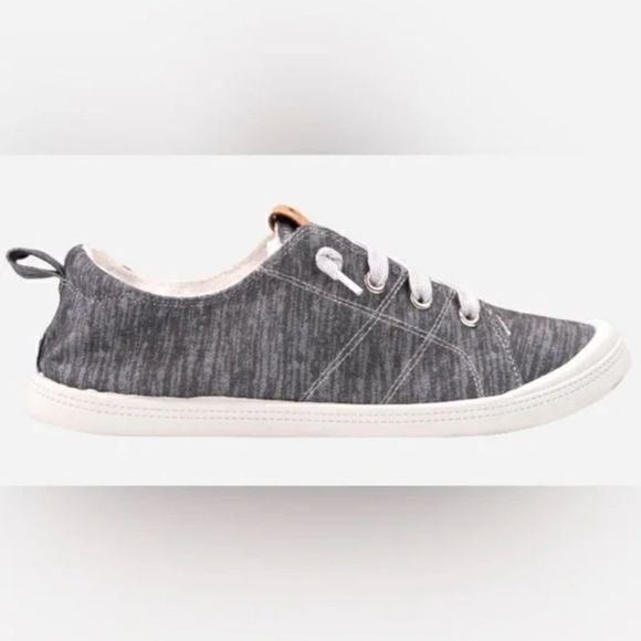 NWT Simply Southern Women's Easy Slip-On Sneaker Dark Heather Grey Size‎ 10 - Picture 1 of 8